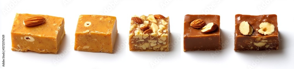 Assorted Nutty Toffee Squares Assorted Nutty Toffee Squares