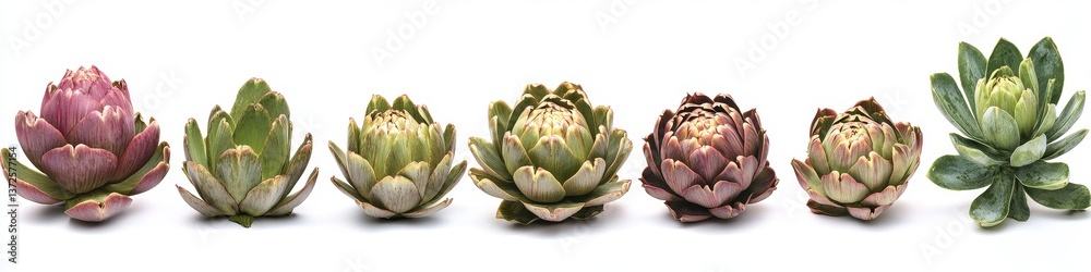 Fototapeta premium Diverse Artichoke-Like Plants