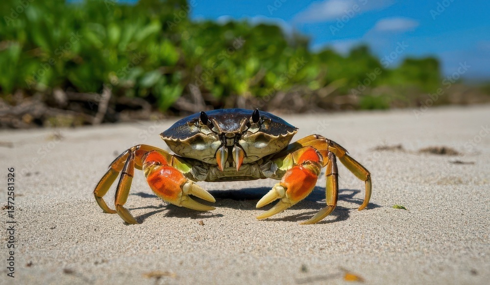 crab on wildlife crab on wildlife
