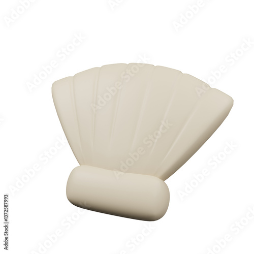 3D Sea Shell Icon – Coastal Beauty and Ocean Vibes