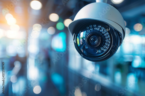 security camera on a wall, cctv	