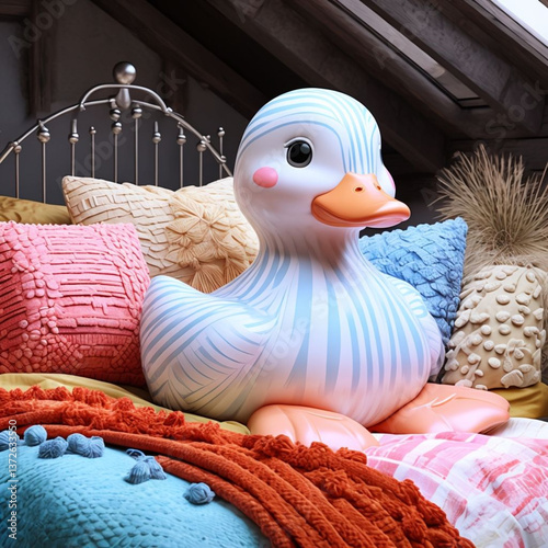 easter basket with eggs