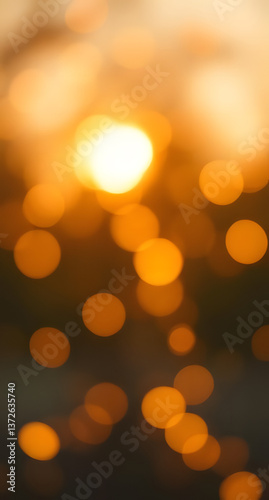 Golden Hour Bokeh: A mesmerizing display of warm, golden bokeh lights, radiating with a sense of peace, serenity, and ethereal beauty.