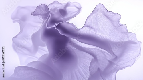 Soft flowing abstract waves in shades of purple create a dreamy wallpaper and elegant backdrop. This delicate, fluid design adds a calming aesthetic.








