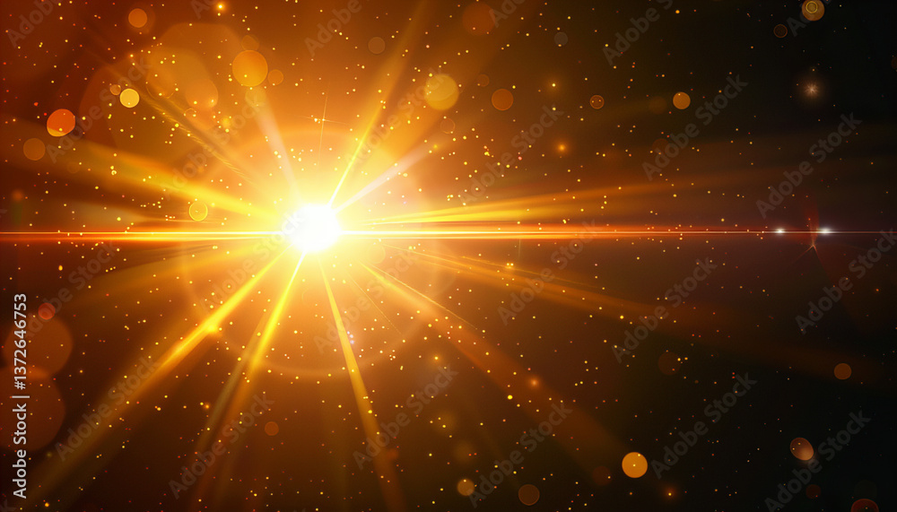 Obraz premium Radiant Light Burst.