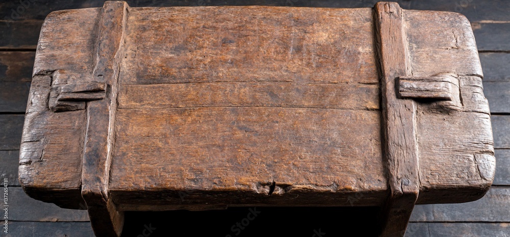 Obraz premium Rustic Wooden Table Top