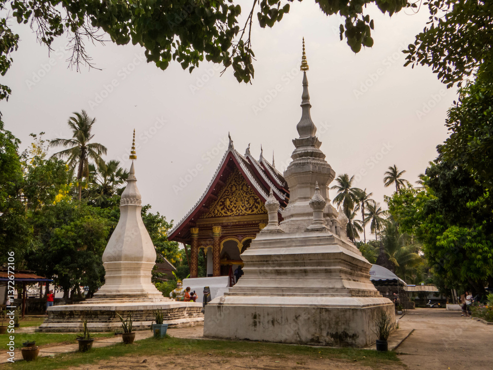 Fototapeta premium Wat Aham, Luang Prabang, Laos