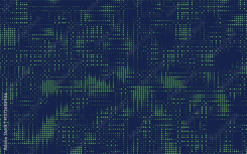 Obraz premium Halftone background vector, abstract backdrop design with two tone pattern and copy space for edit your content. Vector Illustration. 