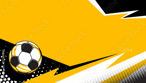 Football or soccer background design. The sport concept
