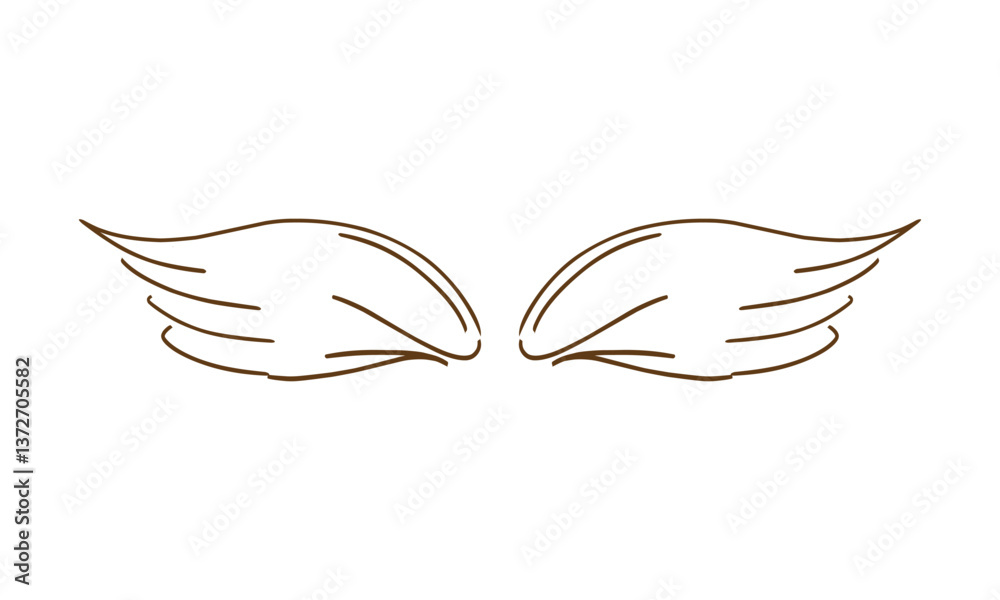 Fototapeta premium dove wings