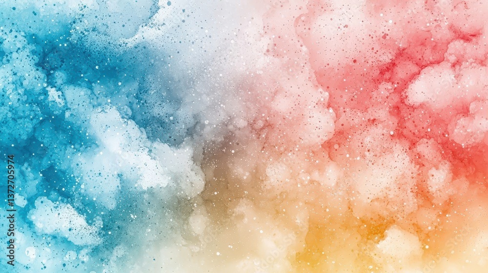 Fototapeta premium Vibrant Abstract Background with Colorful Cloudy Texture Effect