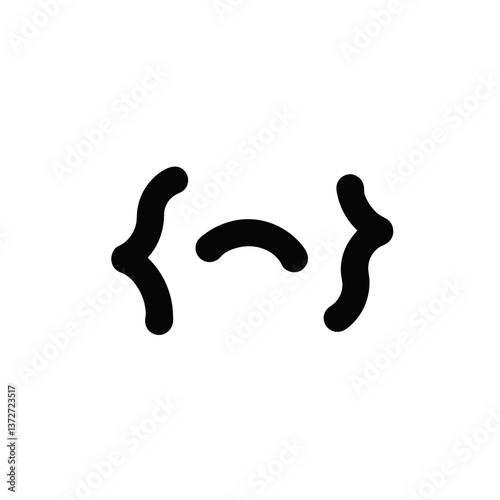 Labeling errors in programming and web development icon, concept of debugging