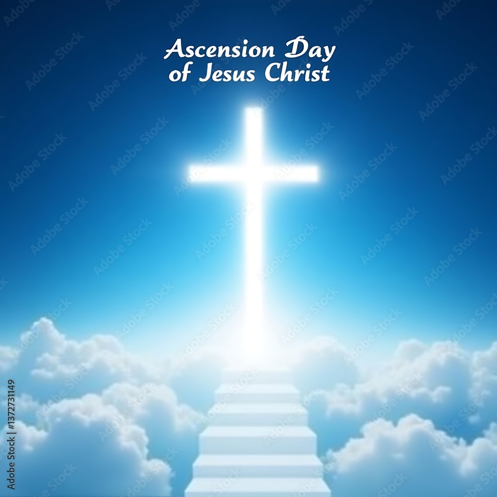 Happy Ascension Day social media post 