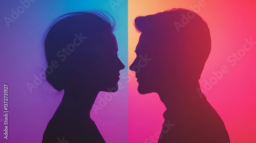 Heteronormative Society: Referring to societal norms that prioritize heterosexual relationships and identities. photo