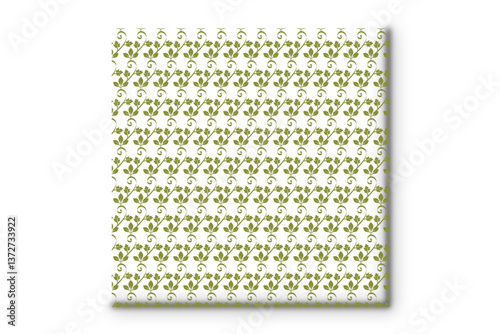 Vector seamless beige pattern with white drops. Monochrome abstract floral background