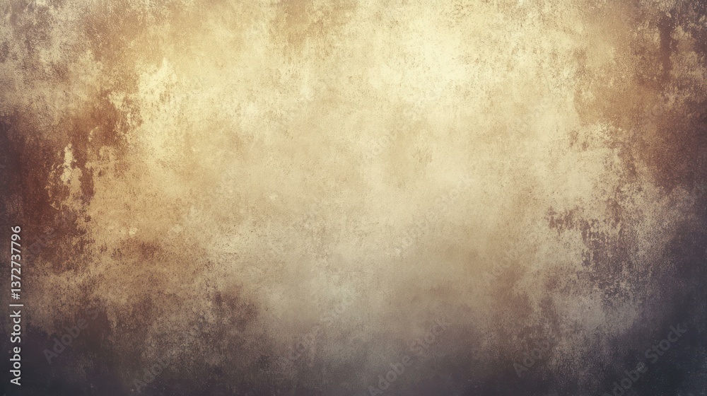 Abstract Beige and Brown Textured Background with Vignette Effect, Grunge Wall, Vintage Paper, Distressed Surface Abstract Beige and Brown Textured Background with Vignette Effect, Grunge Wall, Vintage Paper, Distressed Surface