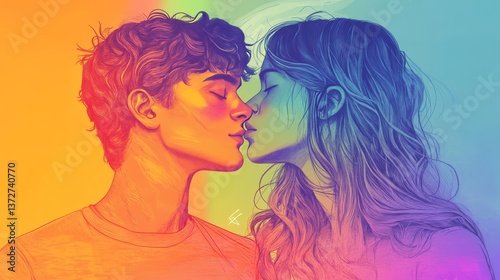 Write a story about a character navigating a society where heterosexuality is assumed, and how they challenge these norms. 