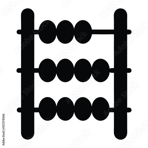 abacus on white background