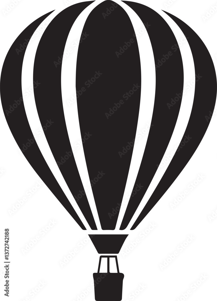 Fototapeta premium Hot Air Balloon Vector Art for Creative Projects