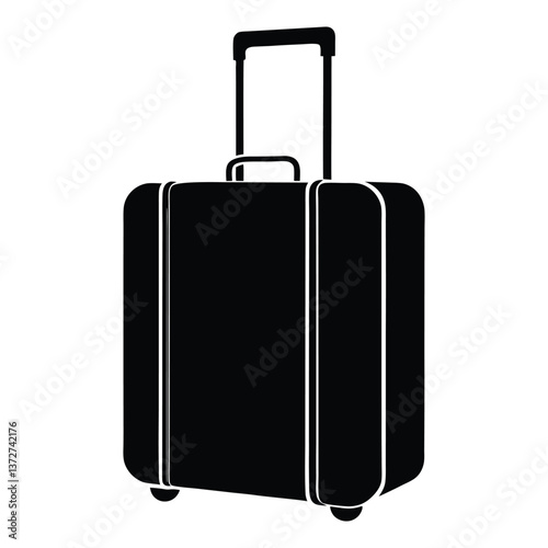 suitcase isolated on white background