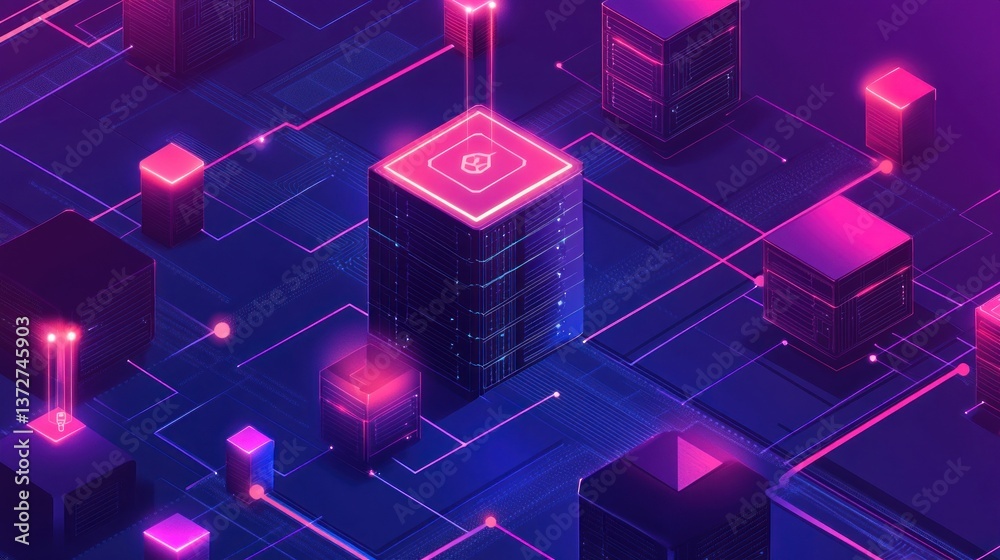 Cybernetic Network: Data Servers & Connections Cybernetic Network: Data Servers & Connections