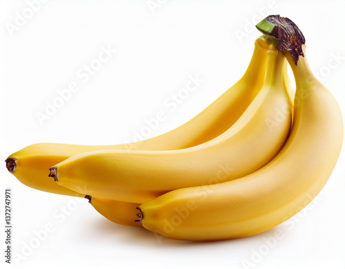 bananas isolated on white background