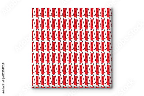 Abstract hand drawn geometric simple minimalistic seamless pattern.