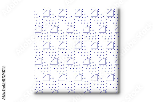 Abstract hand drawn geometric simple minimalistic seamless pattern.