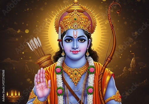 Hindu God Lord Ram photo