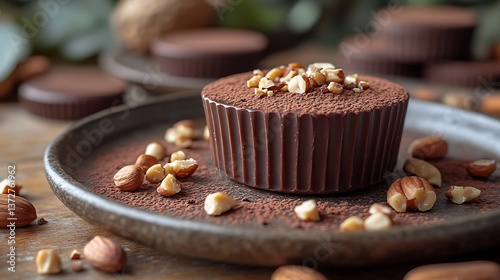 chocolate with hazelnuts