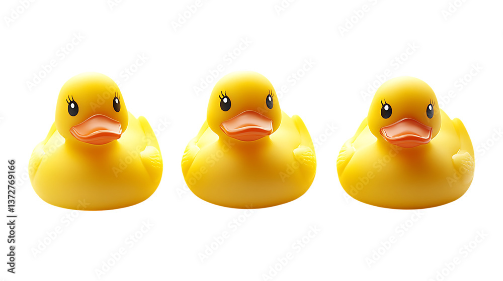 Ducky Toy Set in Three Poses on Transparent Background for Kids Graphics, Toy Illustrations, or Baby-Themed Designs Ducky Toy Set in Three Poses on Transparent Background for Kids Graphics, Toy Illustrations, or Baby-Themed Designs