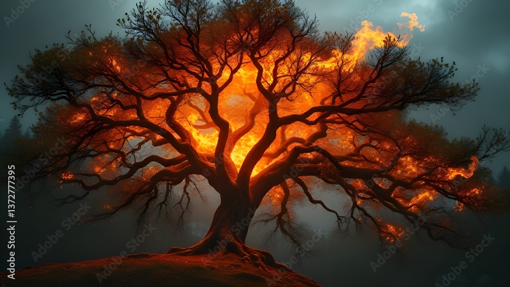 fire in the forest fire in the forest
