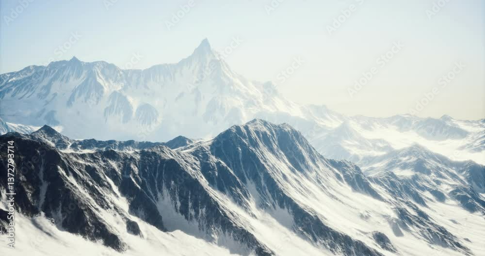 Snow draped peaks dominate the landscape, showcasing dramatic mountain ranges and rugged terrain. The atmosphere feels serene and untouched as sunlight bathes the scene. Snow draped peaks dominate the landscape, showcasing dramatic mountain ranges and rugged terrain. The atmosphere feels serene and untouched as sunlight bathes the scene.