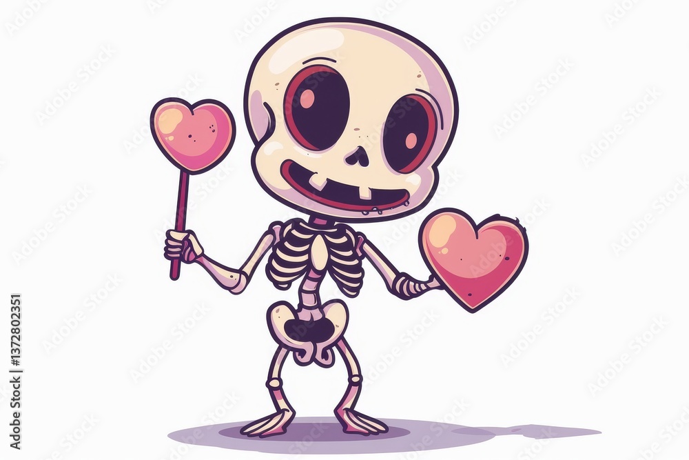 graphics for lovers skeleton giving a red heart graphics for lovers skeleton giving a red heart