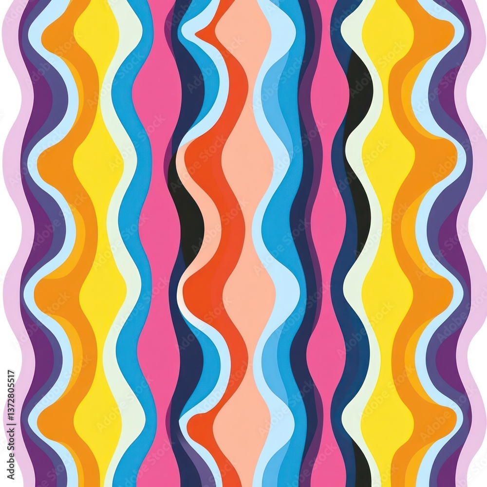 seamless pattern with colorful ribbons seamless pattern with colorful ribbons