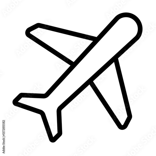 airplane icon vector illustration. Travel and holiday icons. Air transportation vector illustrations.