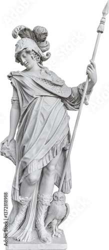 Wallpaper Mural Old statue (18th century) from the "summer garden" in St. Petersburg. On a transparent background, png Torontodigital.ca