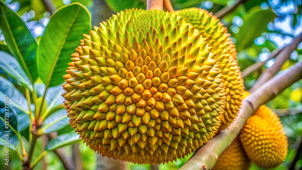 jackfruit fruit on the tree jackfruit fruit on the tree