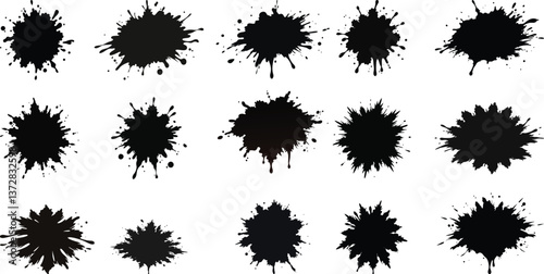 ink blot brush stroke