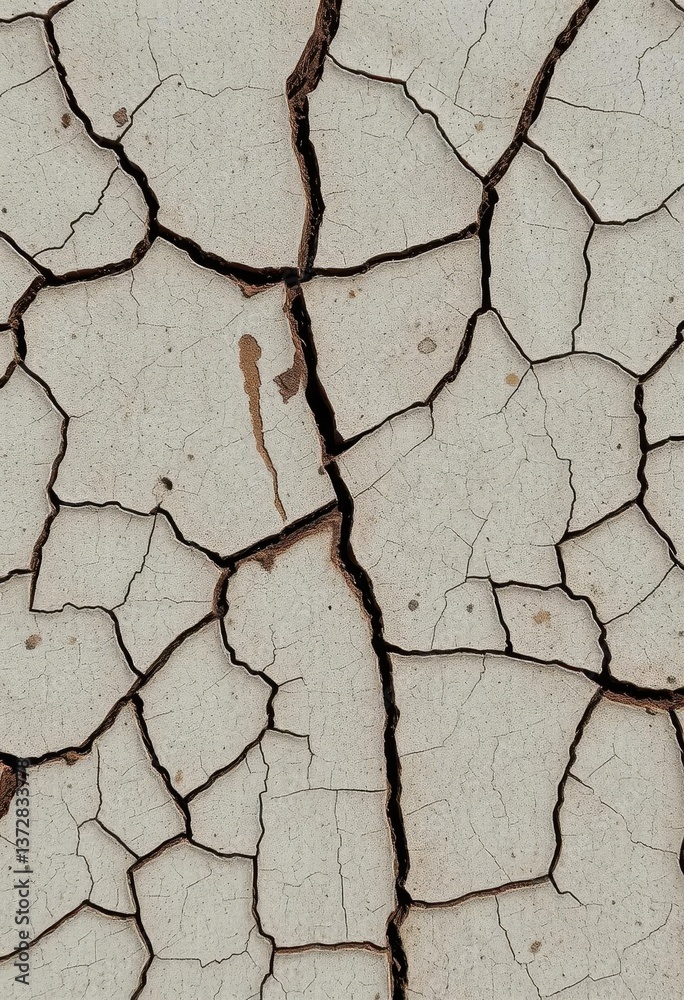 Fototapeta premium Cracked, worn, aged surface texture with scratches and dirt, abstract, wood