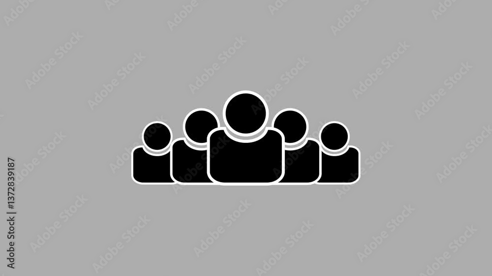 Black Contact icons animation. Social network concept in 4k motion Graphics. Black Contact icons animation. Social network concept in 4k motion Graphics.