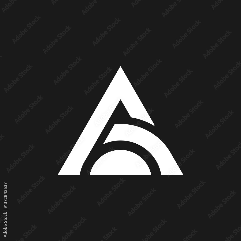 Fototapeta premium letter A logo