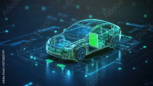 EV Interior Structure on Circuitry
