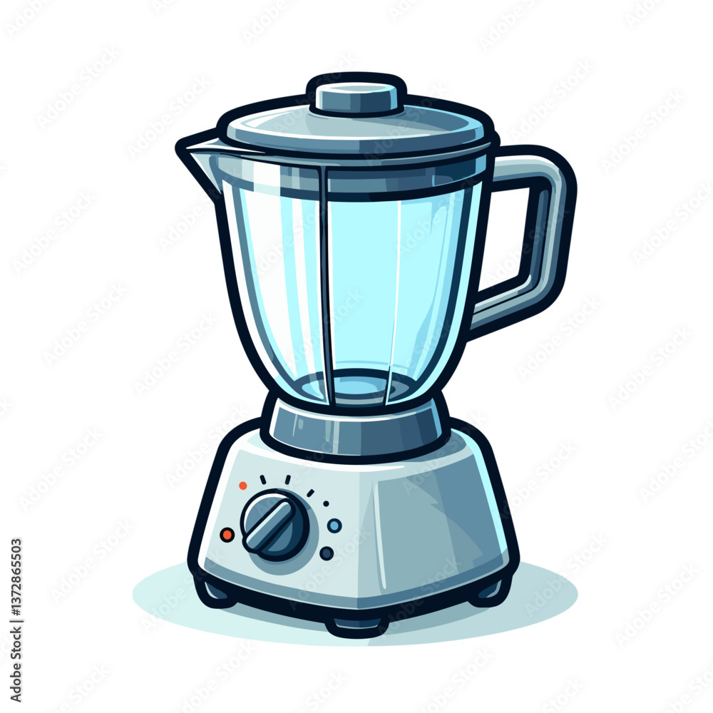 Vector illustration of kitchen blender with transparent container. Perfect for cooking equipment websites, healthy smoothie recipes, and kitchen gadget guides. Vector illustration of kitchen blender with transparent container. Perfect for cooking equipment websites, healthy smoothie recipes, and kitchen gadget guides.