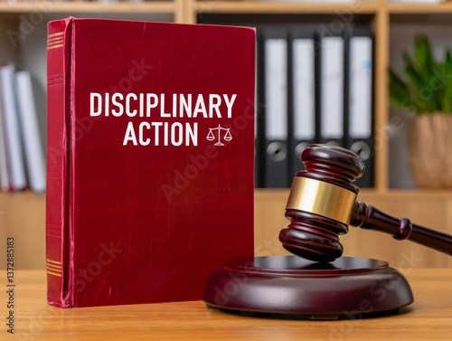 Disciplinary action is shown as legal concept.