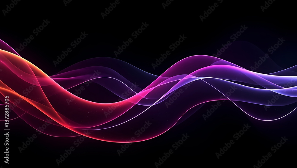 Abstract wave lines pattern dynamic colorful light flowing isolated on black background. concept of music, party, technology, modern. Abstract background flowing wavy lines. Colorful dynamic wave
Abstract wave lines pattern dynamic colorful light flowing isolated on black background. concept of music, party, technology, modern. Abstract background flowing wavy lines. Colorful dynamic wave