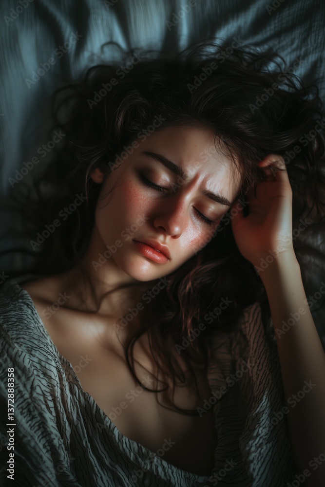 Sleepless woman suffering from insomnia Sleepless woman suffering from insomnia