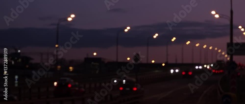 night view of the city
