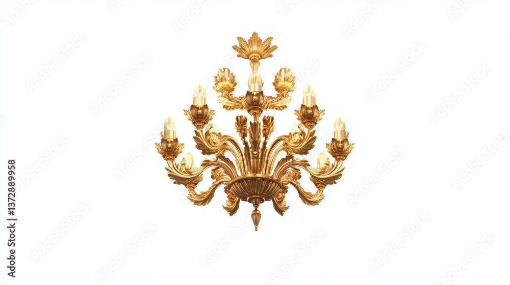 Elegant gold chandelier showcasing intricate designs and craftsmanship, perfect for luxury decor and interior inspiration. Elegant gold chandelier showcasing intricate designs and craftsmanship, perfect for luxury decor and interior inspiration.