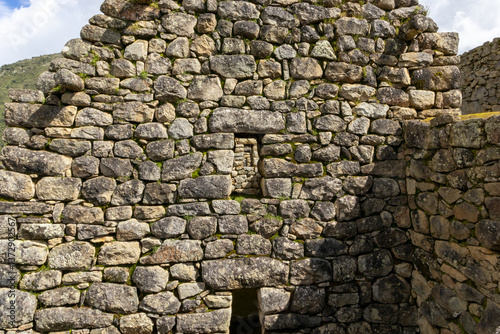 Stonework in Machu Picchu - without the use of anything to glue the bricks together